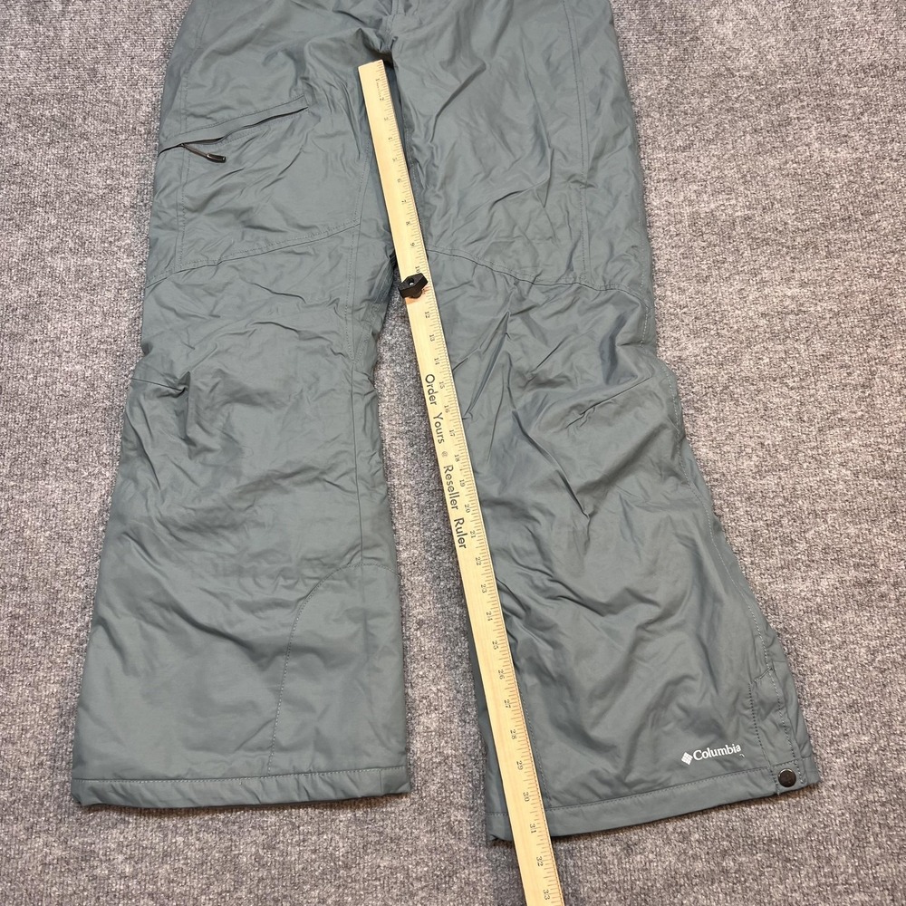 Columbia Bugaboo Omni-Tech Snow Pants Mens Medium Gray Waterproof Insulated Ski - Picture 9 of 13